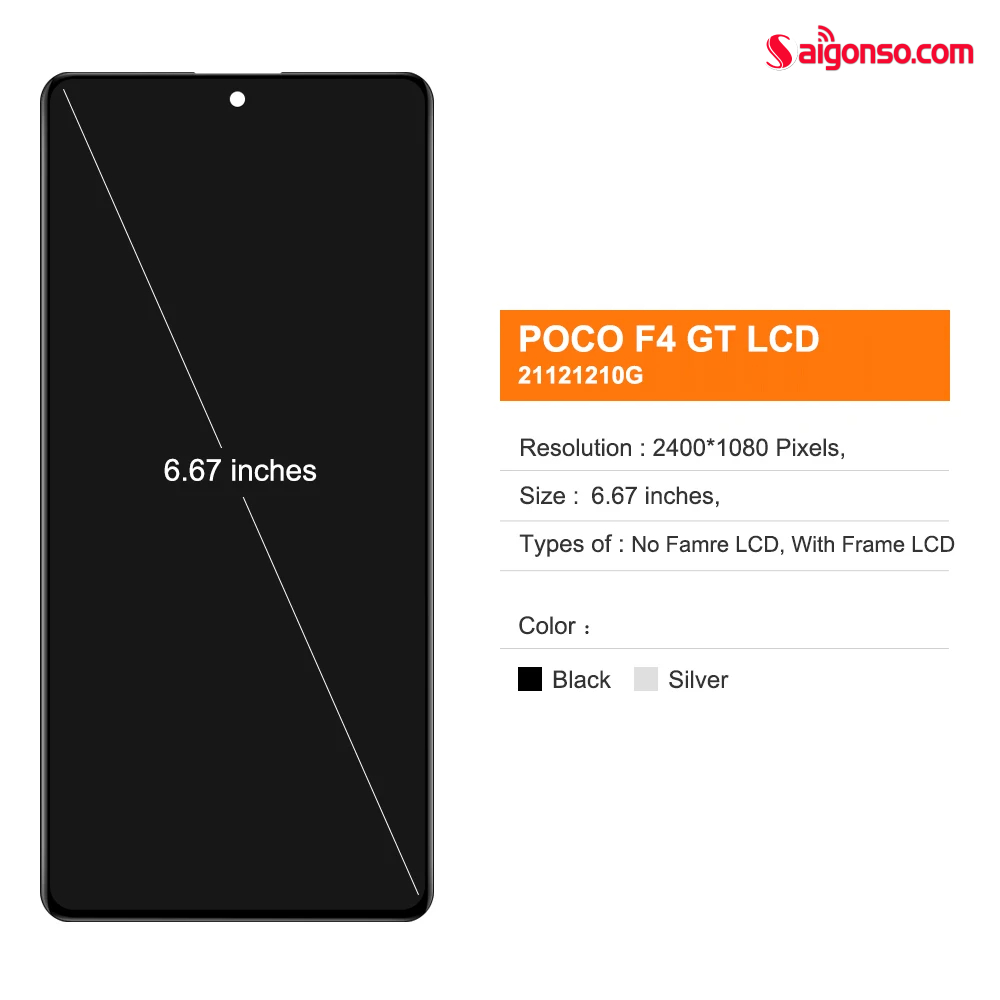 màn hình Xiaomi Poco F4 GT